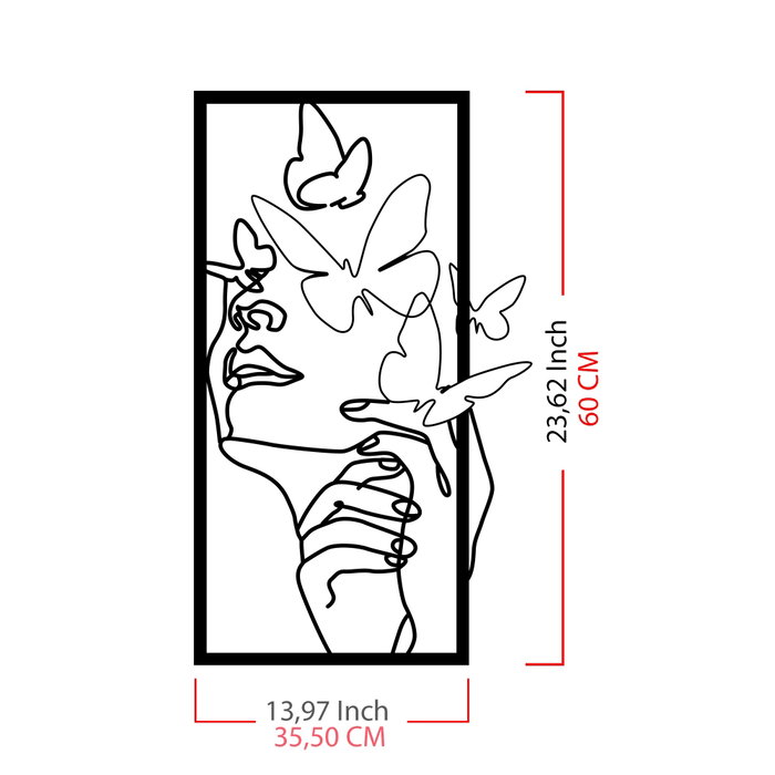Wallity Butterfly Face Female